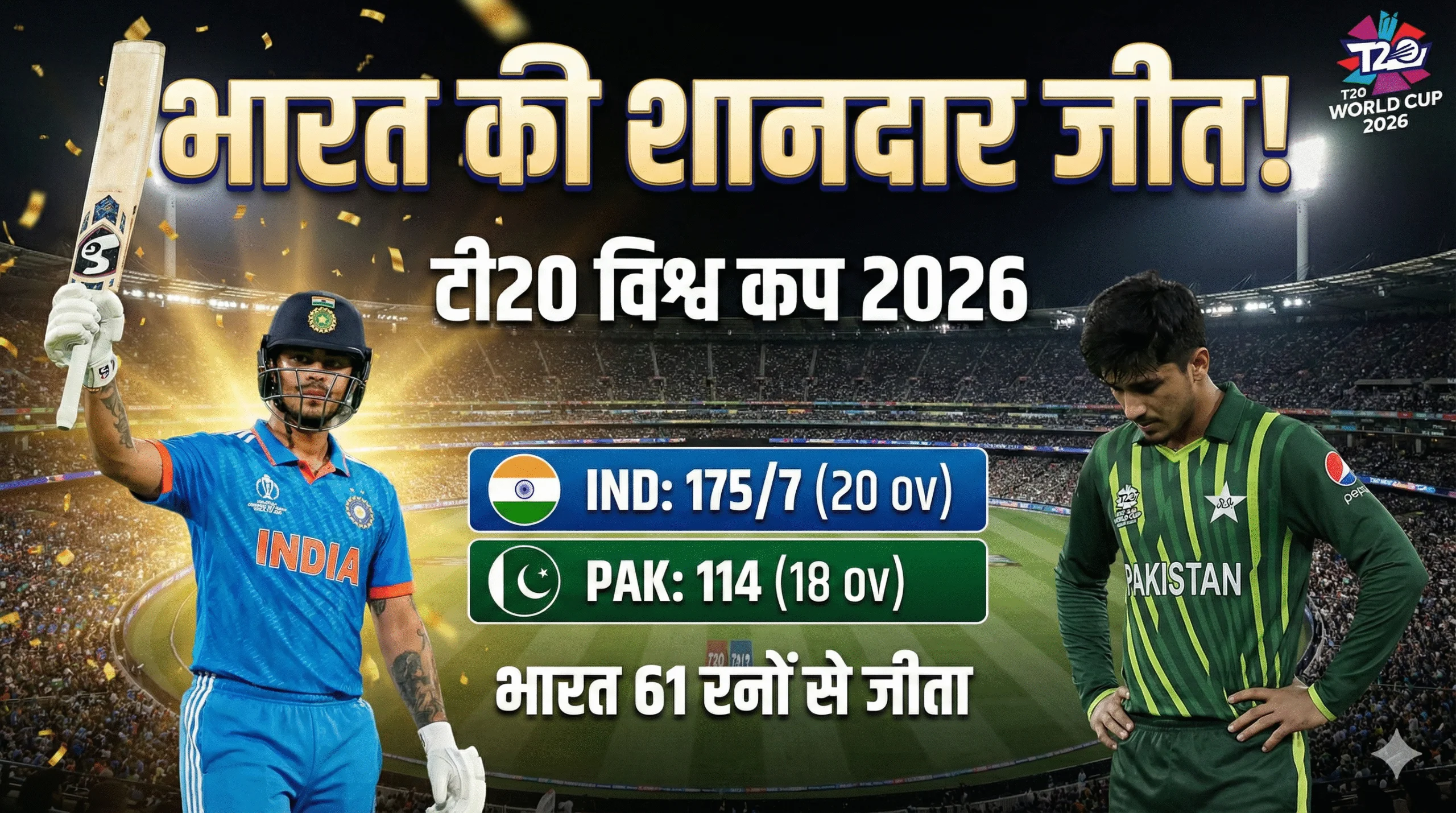 India vs Pakistan का मुकाबला